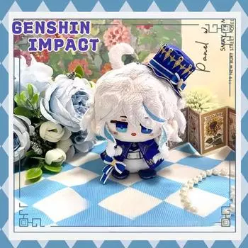 Украшения с изображением Навелетт, Фокалорса, Врисли, Навии и Клоринды из Genshin Impact Little cape doll