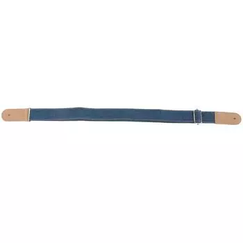 Ukulele Strap Cotton and Linen Adjustable Belt with Sliding Buckle End Button AccessoriesBlue синий
