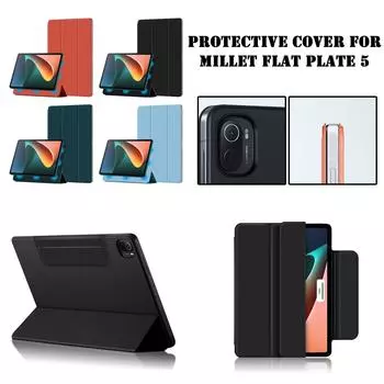 Ультратонкий чехол с магнитной адсорбционной пряжкой для Mi Pad 5/MiPad 5 Pro 11 дюймов 2021 года, чехол Smart Funda с держателем для ручки