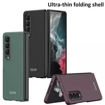 Ультратонкий жесткий чехол для телефона ярких цветов для Samsung Galaxy Z Fold 4 5g, тонкая матовая задняя крышка For Galaxy Z Fold 4