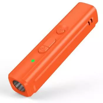 Ультразвуковой отпугиватель собак, антилай, стоп, кора с УФ-светом, USB перезаряжаемая батарея, тренировочное устройство, товары для домашних животных, аксессуары оранжевый