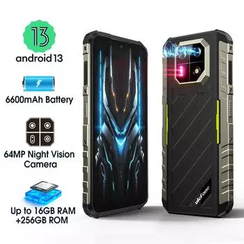 Ulefone Armor 22 Android 13,16 ГБ (8+8 ГБ ОЗУ ),256 ГБ ПЗУ, 6600 мАч, 33 Вт, ночная камера 64 МП, глобальная версия