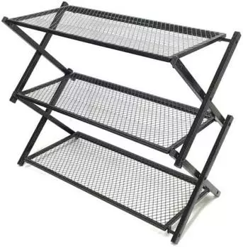 Уличная полка Park Lane, 3 яруса, черная, Space-in-Rack K-10576BK чёрный