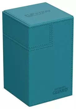 Ultimate Guard Flip`n`Tray Deck Case 100+ Xeno Skin Monocolor Petrol