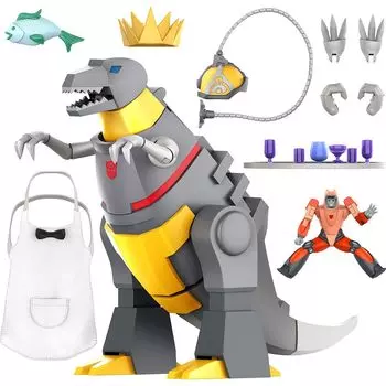 Ultimates Super 7 Transformers Grimlock Dino Mode Action 81706 Ultimate Фигурка,