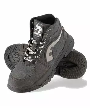 Ultra Seven Black 26cm Denim Safety Sneakers with Resin Toecap ULTRASEVEN [Koshin Rubber] UT-12 Men s
