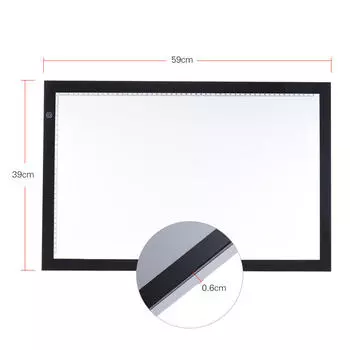 ULTRA Sottile Luce LED A2 BOX Copia Disegno Artist Tracciamento Tattoo Бордовый коврик