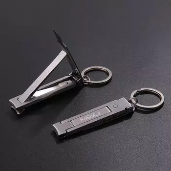 Ультратонкие кусачки для ногтей, портативные складные многофункциональные ножницы для ногтей, средство для удаления омертвевшей кожи, кусачки для ногтей, инструменты для ногтей серебряный