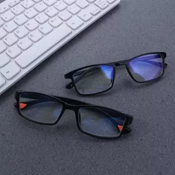 Ultralight Short Sighted Spectacles Computer Eyeglasses Finished Myopia Glasses Nearsighted Glasses black&orange-300