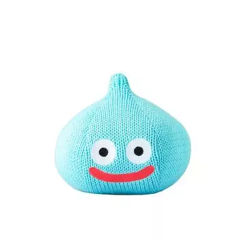 улыбка слайм амигуруми слайм синий