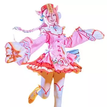 Uma Musume Pretty Derby Agnes Цифровой косплей Аниме Kyonshi [milky time] розовый