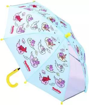 Umbrella For years Approximately Comes with a transparent window to ensure type that prevents fingers from getting 8 Skater Children s 35cm, Nontan,