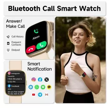 Умные часы H9: Звонки по Bluetooth, Alexa, мониторинг сердечного ритма и уровня кислорода в крови, многофункциональные спортивные функции