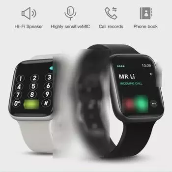 Умные часы T500+ с Bluetooth-звонками и пульсометром чёрный