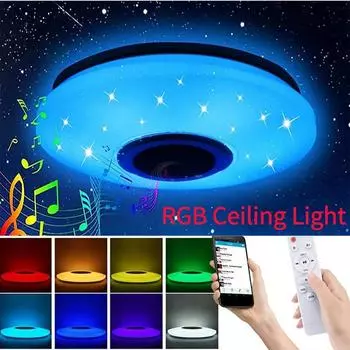 Умные потолочные светильники RGB Умное современное потолочное освещение Украшение дома с поддержкой Bluetooth Умный потолочный светильник для детской комнаты