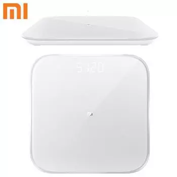 Умные весы Xiaomi Mi 2, весы для здоровья 2, Bluetooth 5,0, цифровые весы, тест баланса, работа с приложением Mifit