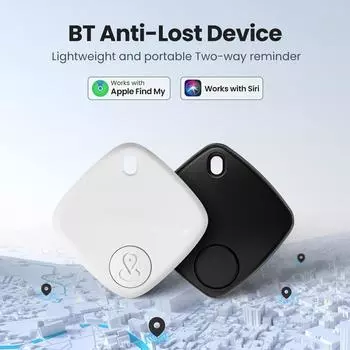 Умный Bluetooth GPS-трекер, работающий с приложением Find My, устройство отслеживания с функцией защиты от потери для iPhone, Android, смарт-тег, кошелек, искатель ключей