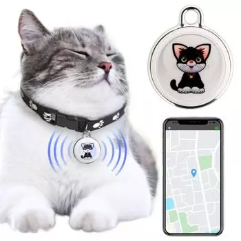 Умный GPS-трекер для кошек и собак, GPS-трекер для домашних животных на большие расстояния, мини-водонепроницаемый GPS-трекер, ошейник для Android IOS, инструмент для отслеживания