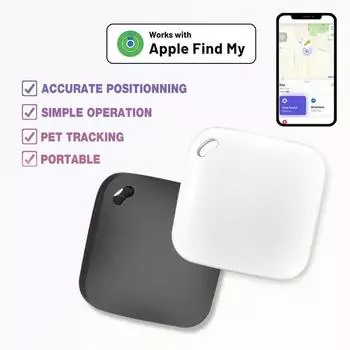 Умный GPS-трекер работает с приложением Apple Find My APP iTag Pet Kids Luggage Key Tracking Глобальное точное позиционирование Bluetooth Finders белый