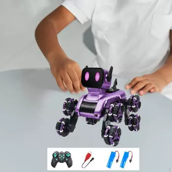 Умный RC робот игрушка собака дети образовательный творческий подарок для остановки роста Double Power