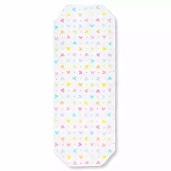 un doudou made in japan soft 6-layer gauze cot cover disney mickey icon 60 x 150cm 100% cotton with elastic corners nz2831-n