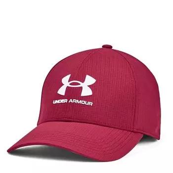Under Armor ArmorVent Fitted Baseball Black Rose Men s Iso-chill Cap, (664)/Fresco Blue, Large-X-Large