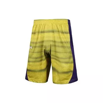 Under Armour Баскетбольные вязаные шорты с контрастной панелью и логотипом Мужские брюки Желтый 22500203-790 L