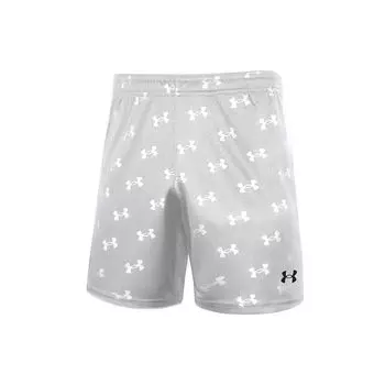 Under Armour Быстросохнущие дышащие шорты для бега и тренировок с принтом, унисекс, светло-серые 21500231-009 M