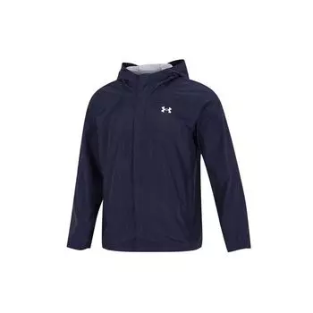 Under Armour Cloudstrike 2.0 однотонная спортивная повседневная куртка с капюшоном мужские куртки темно-синие 1374644-410 L
