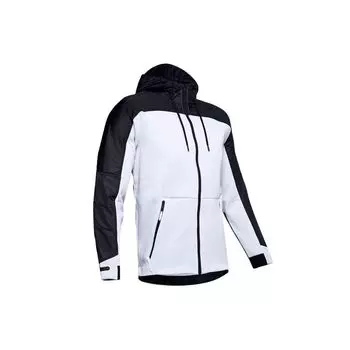 Under Armour ColdGear Дышащая тренировочная спортивная куртка с капюшоном Мужская верхняя одежда Белый 1320710-101 M