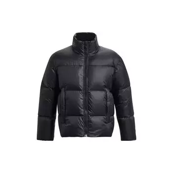 Under Armour ColdGear Тренировочный пуховик с инфракрасным флисовым воротником Мужская верхняя одежда Черный 1378828-001 L
