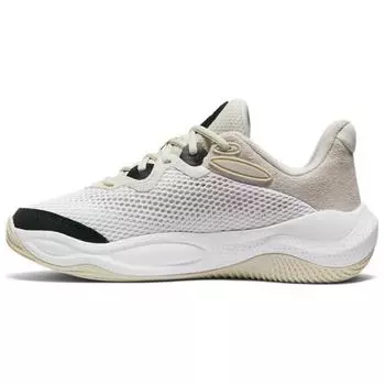 Under Armour Curry Splash 24 AP Summit белые черные мужские кроссовки кремовые 3028193-100 40