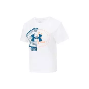 Under Armour Дышащая футболка с коротким рукавом женская белая 1379390-100 XS