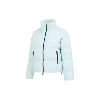 Under Armour FW22 Armour Down Puffer однотонный нагрудный принт спортивная повседневная куртка-пуховик женская куртка синяя 1375455-469 S