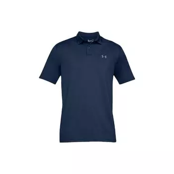 Under Armour Golf Sport Дышащая рубашка поло с короткими рукавами Мужские топы Academy-Blue 1342080-408 L