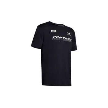 Under Armour Графический тренировочный спортивный топ мужской черный 1351631-001 L