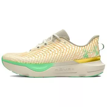Under Armour HOVR Infinite Pro EIS Ivory Dune Court Green мужские кроссовки кремовые коричневые 3027326-100 40.5