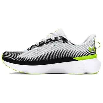 Under Armour HOVR Infinite Pro White High Vis Желтые мужские кроссовки Черные 3027190-103 43
