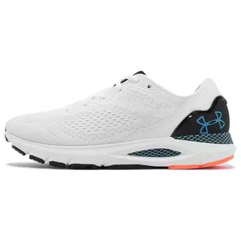 Under Armour HOVR Sonic 6 Белые Синие Оранжевые Мужские кроссовки Черные 3026121-102 44.5