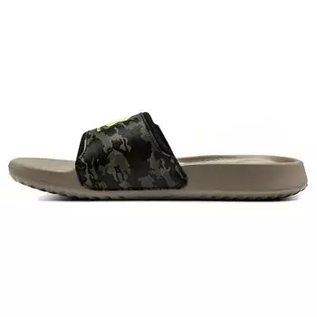 Under Armour Мужские кроссовки Ignite Select Slide Camo Коричневые Timberwolf-Taupe High-Vis-Yellow 3027848-200 44