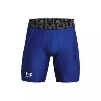 Under Armour Компрессионные шорты HeatGear® с принтом логотипа в виде буквы, мужские шорты синего цвета 1361596-400 XL