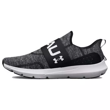 Under Armour Кроссовки женские Surge 3 Slip черные белые 3026507-001 35.5