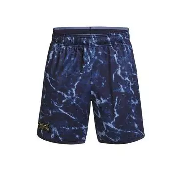 Under Armour Мужские шорты Johnson Series Mesh Print Training Shorts Deep-Blue 1380110-410 L