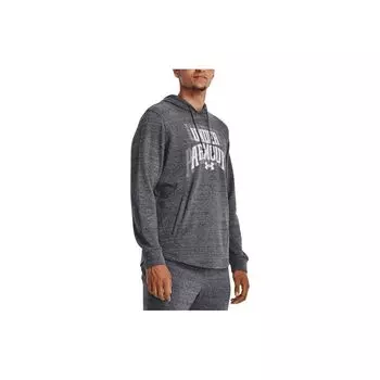 Under Armour Мужские толстовки с капюшоном Rival Letter Print Cotton Hoodie серые 1379766-012 L