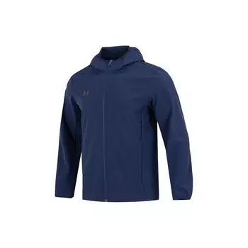 Under Armour Однотонная градиентная светоотражающая спортивная тканая куртка с капюшоном, мужские куртки, синяя 22600401-408 L
