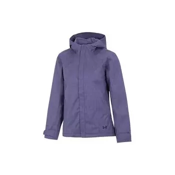 Under Armour Однотонная куртка для фитнеса «три в одном» для бега, женская куртка, синяя, фиолетовая 1296868-767 M