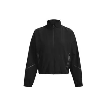 Under Armour Однотонная куртка с воротником-молнией, женские куртки, черная 1374889-001 XS