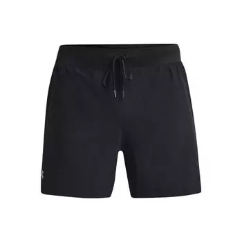 Under Armour Однотонные повседневные шорты со шнуровкой, мужские шорты, черные 1377001-001 S