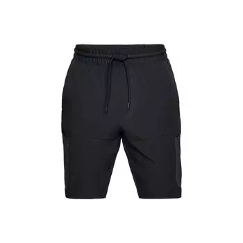 Under Armour Однотонные шорты прямого покроя с эластичной резинкой на талии, мужские шорты черного цвета 1306455-001 S
