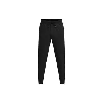 Under Armour Однотонные спортивные повседневные брюки мужские, черные 1374658-001 S